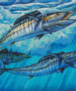 Wahoo Fish Diamond Painting