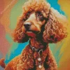 Brown Poodle Diamond Painting