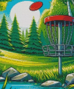 Aesthetic Disc Golf Diamond Painting