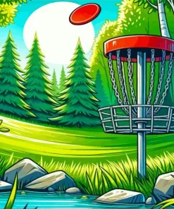 Aesthetic Disc Golf Diamond Painting