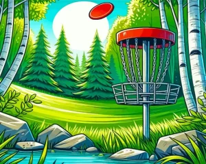 Aesthetic Disc Golf Diamond Painting