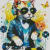 Aesthetic Dj Cat Diamond Painting