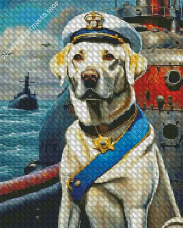 aesthetic dog admiral art Diamond Paints (2) Dog Admiral Art Diamond Painting