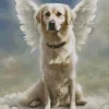 Aesthetic Dog Angel Diamond Painting