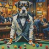 Dog In Tuxedo Diamond Painting