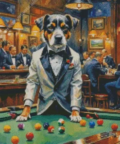 Dog In Tuxedo Diamond Painting