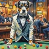 Dog In Tuxedo Diamond Painting