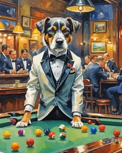 Dog In Tuxedo Diamond Painting