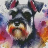 Aesthetic Dog Schnauzer Diamond Painting