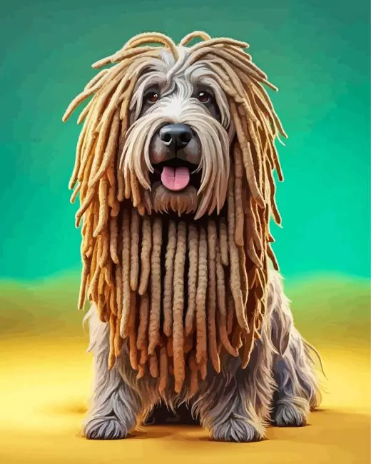 aesthetic dog with dreads art Diamond Paintings Dog With Dreads Diamond Painting