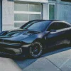 Black Dodge Charger Diamond Painting