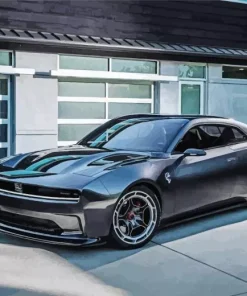 Dodge Charger Daytona Diamond Painting