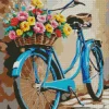 Bike Flowers Basket Diamond Painting
