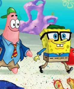 Bob And Patrick Diamond Painting