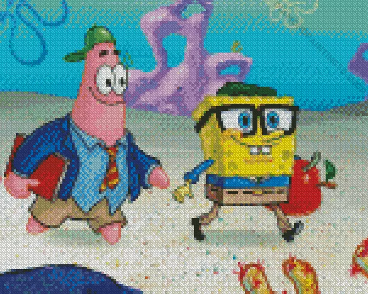 bob and patrick Diamond Paints Bob And Patrick Diamond Painting