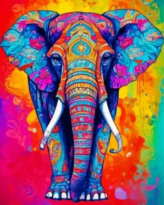 Bohemian Elephant Diamond Painting