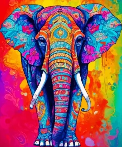 Bohemian Elephant Diamond Painting