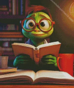 Bookworm Game Diamond Painting