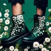 Boots With Daisies Diamond Painting
