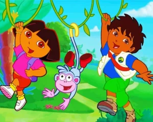 Cool Diego Dora Diamond Painting