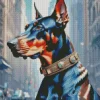 Cool Doberman Art Diamond Painting
