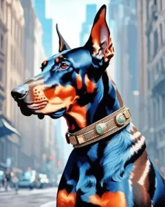 Cool Doberman Art Diamond Painting