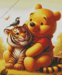 Cute Winnie The Pooh Diamond Painting