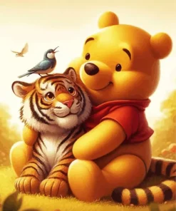 Cute Winnie The Pooh Diamond Painting