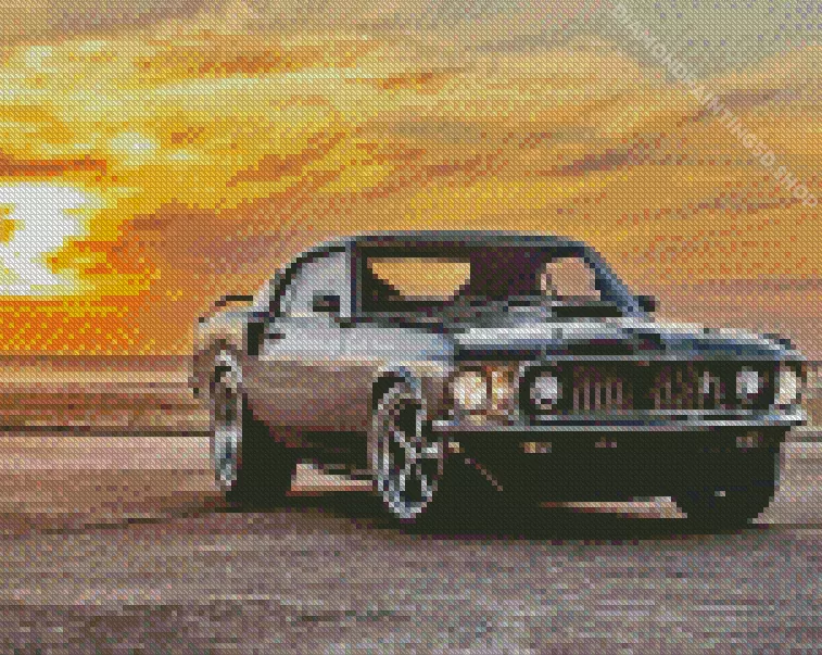 ford hitman mustang Diamond Paints Ford Hitman Mustang Diamond Painting