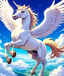 Horse With Wings Diamond Painting