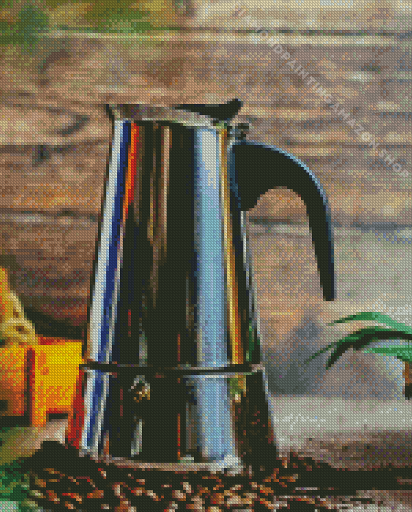moka pot Diamond Dotz Moka Pot Diamond Painting