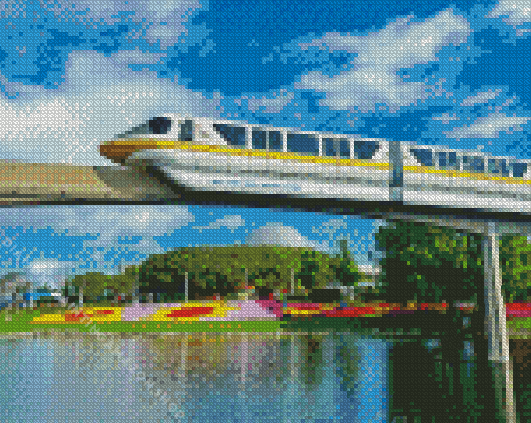 monorail Diamond Dotz Monorail Diamond Painting
