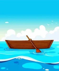 Animation Boat Diamond Painting