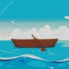 Animation Boat Diamond Painting