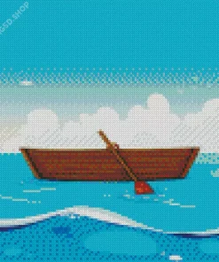 Animation Boat Diamond Painting