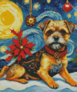 Steampunk Terrier Diamond Painting