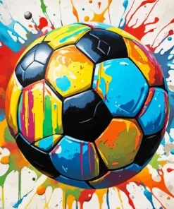 Soccer Ball Diamond Painting