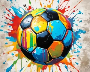 Soccer Ball Diamond Painting