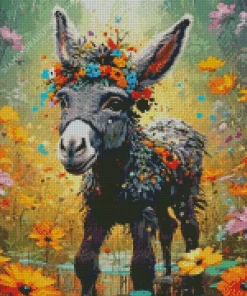 Aesthetic Donkey Diamond Painting