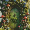 Door In A Forest Diamond Painting