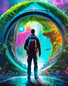 Door To Another World Diamond Painting