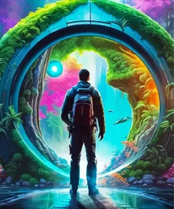 Door To Another World Diamond Painting