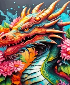 Aesthetic Dragon Diamond Painting