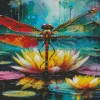 Aesthetic Dragonfly Diamond Painting