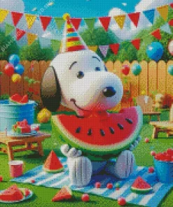 Aesthetic Snoopy Diamond Painting