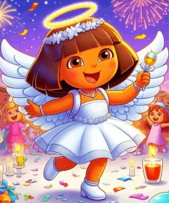 Angel Dora Diamond Painting
