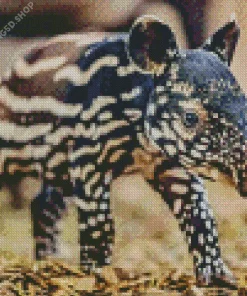 Baby Tapir Diamond Painting