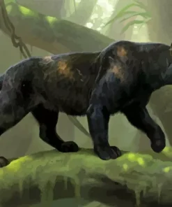 Black Panther Diamond Painting