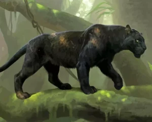 Black Panther Diamond Painting