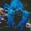 Blue Lobster Diamond Painting